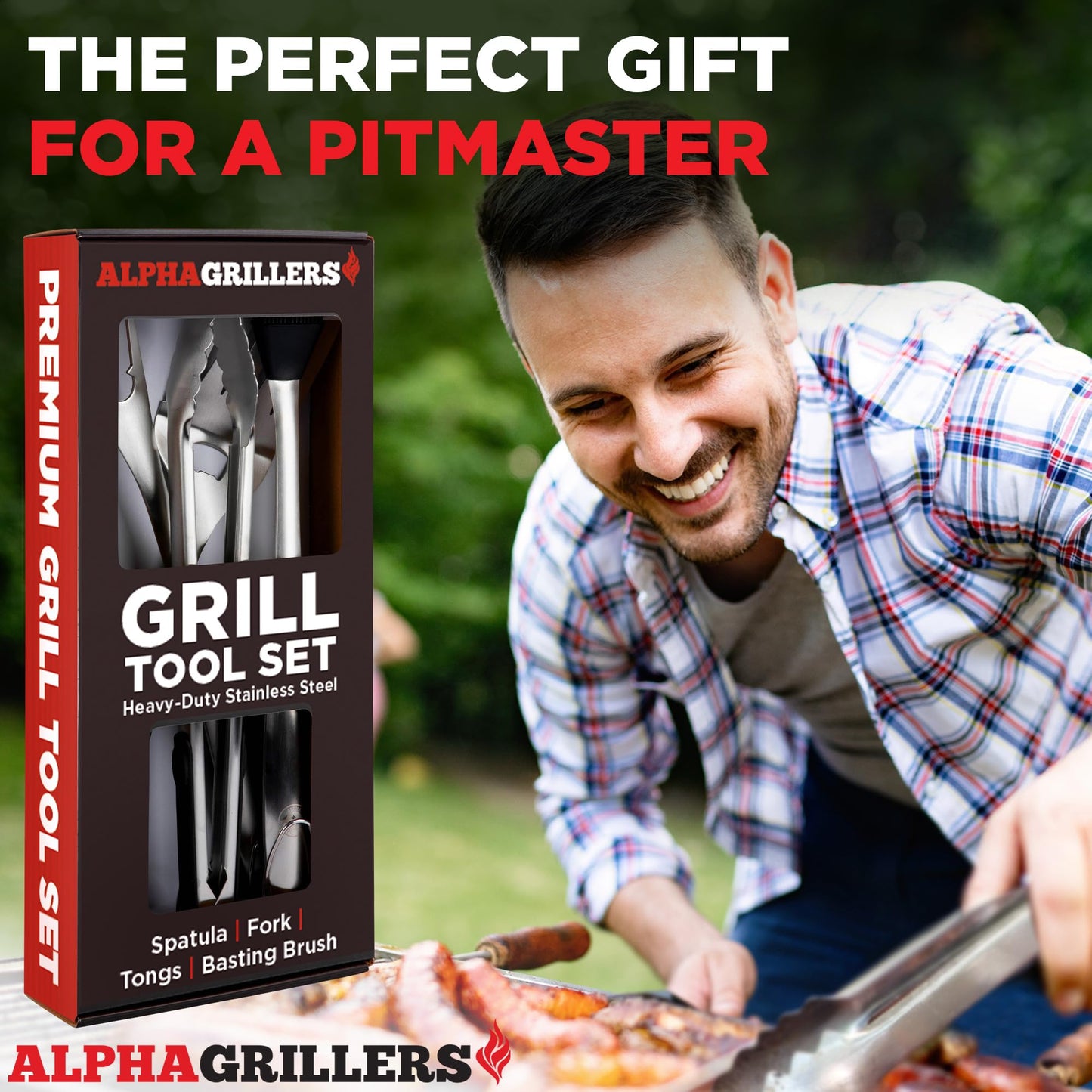 Heavy Duty BBQ Grill Set