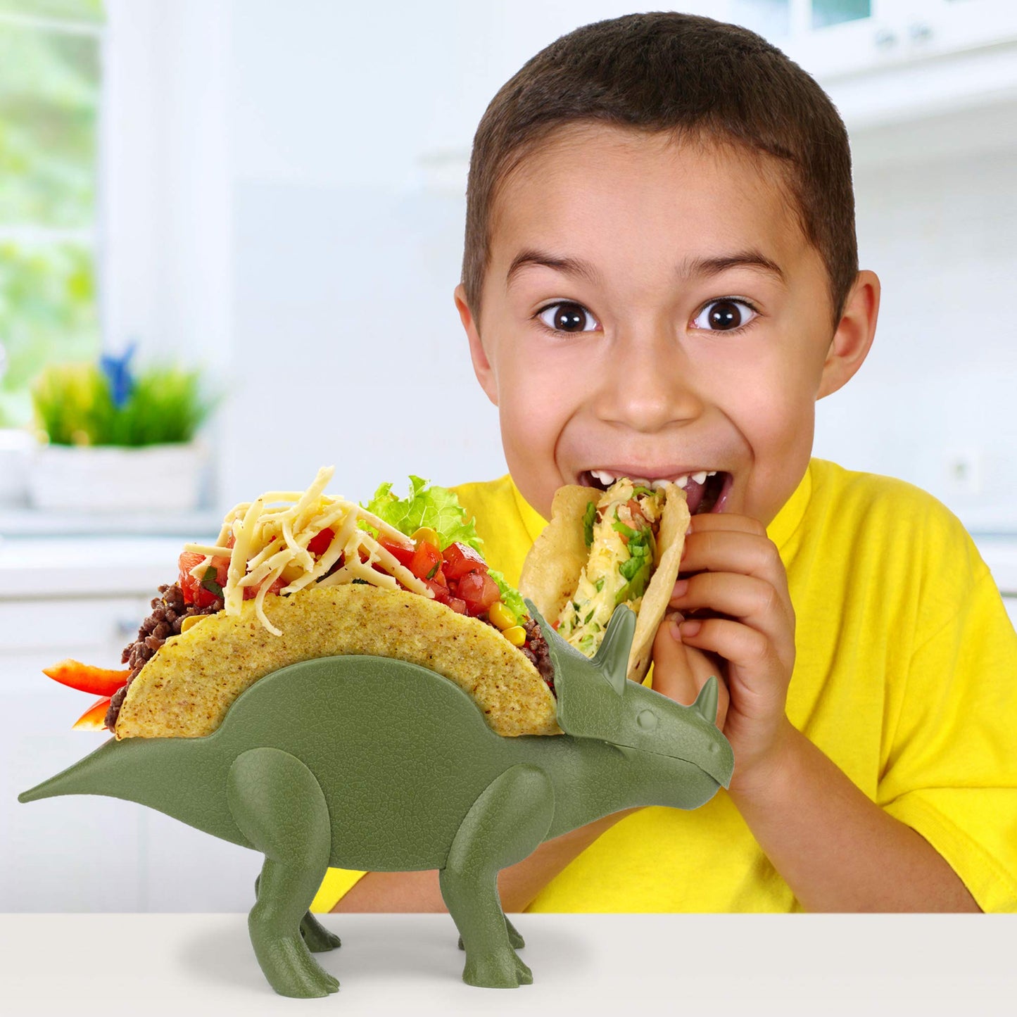Tricerataco Dinosaur Taco Holder
