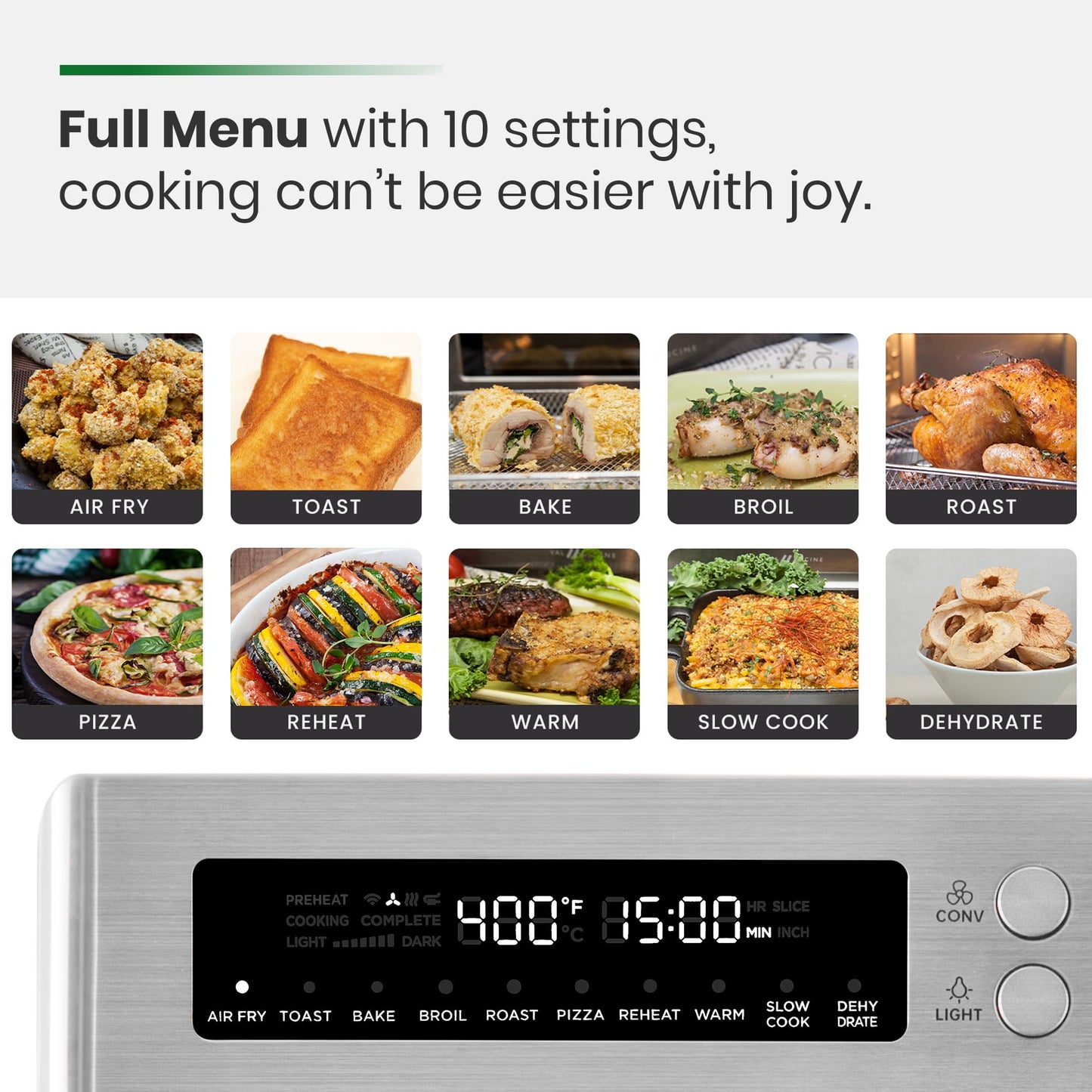 Infrared Heating Air Fryer Toaster Oven