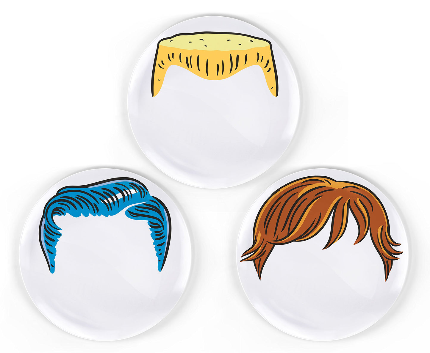 Dinner Do's Boy's Hairstyle Plates - Set of 3