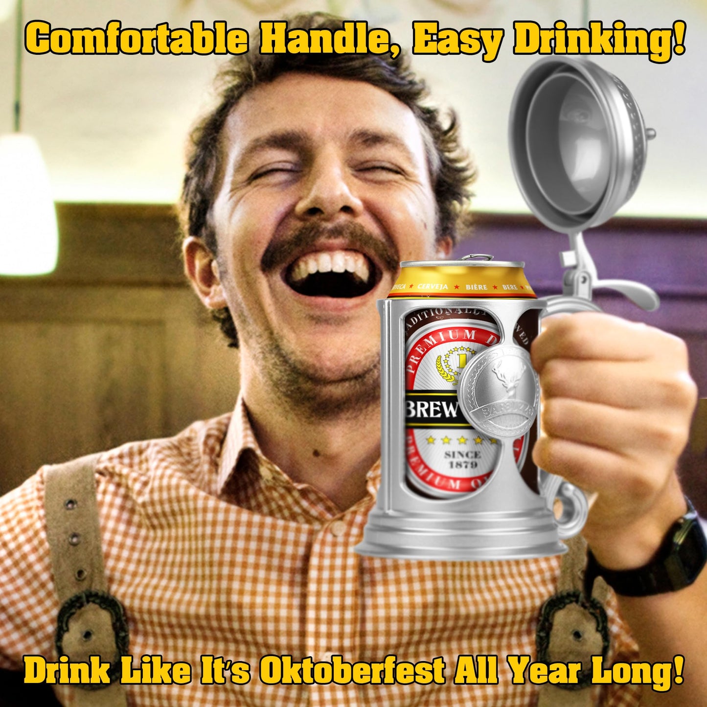 Brew Stein Can Holder