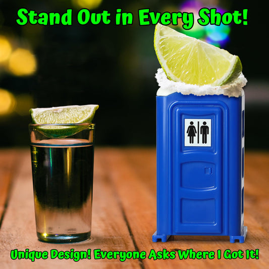 Porta Potty Shot Glasses - Funny Gag Gift