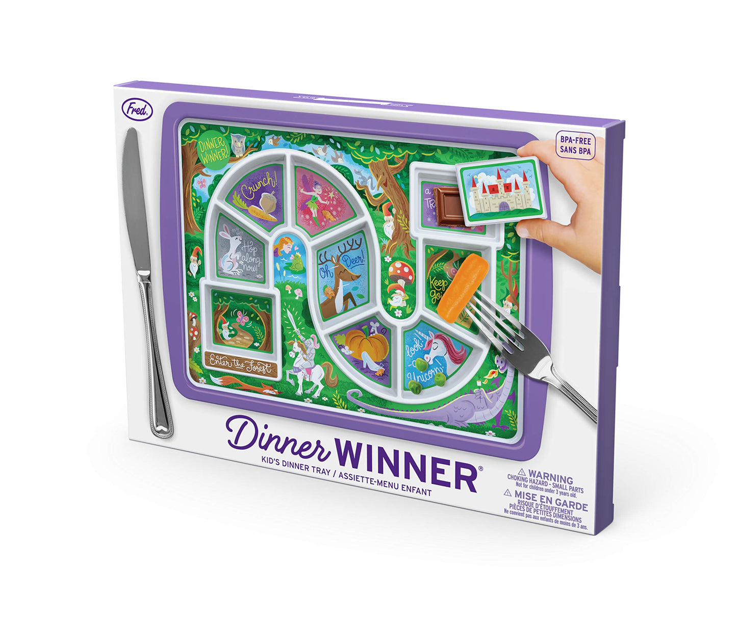Dinner Winner Enchanted Forest Kids' Tray