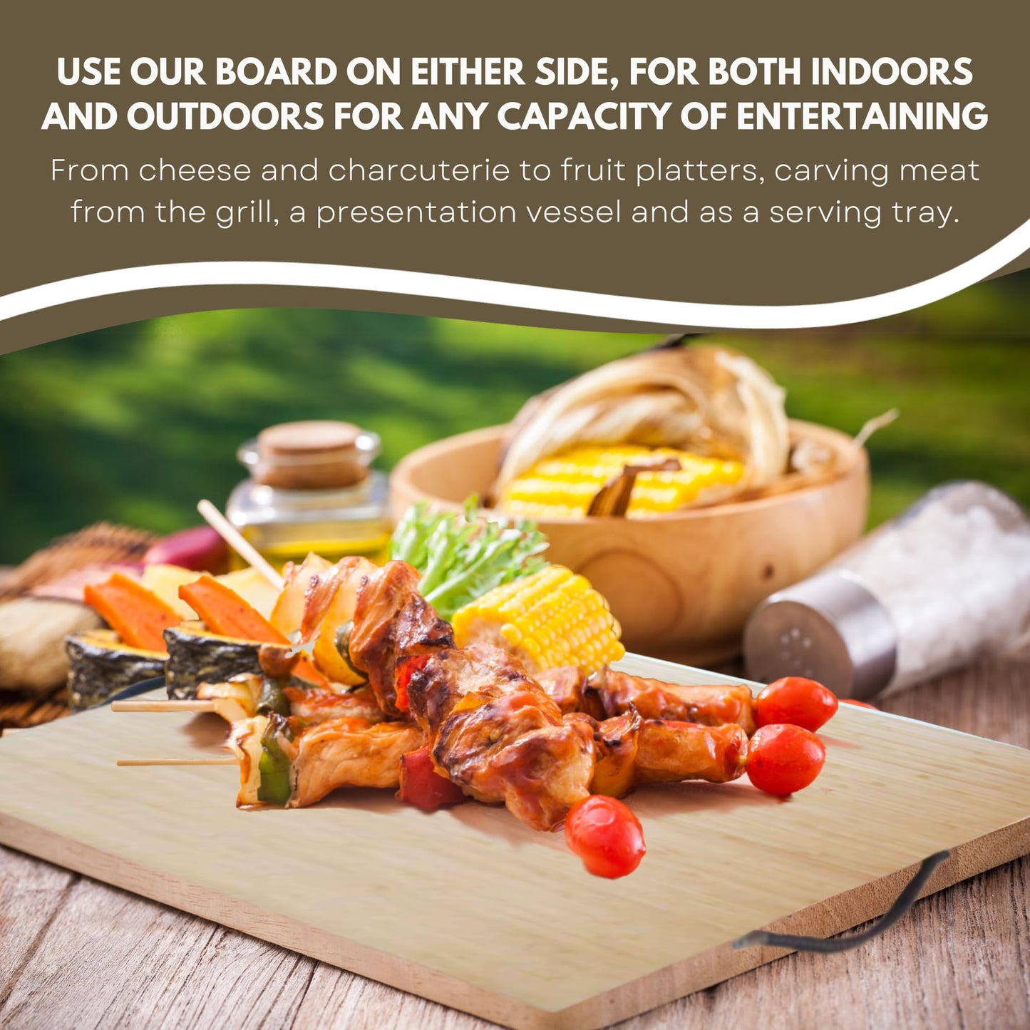 Extra Large Cutting Board - Dual Sided Stovetop Cover Noodle Board