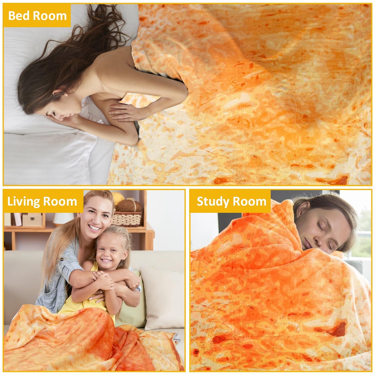 Toast Bread Throw Blanket