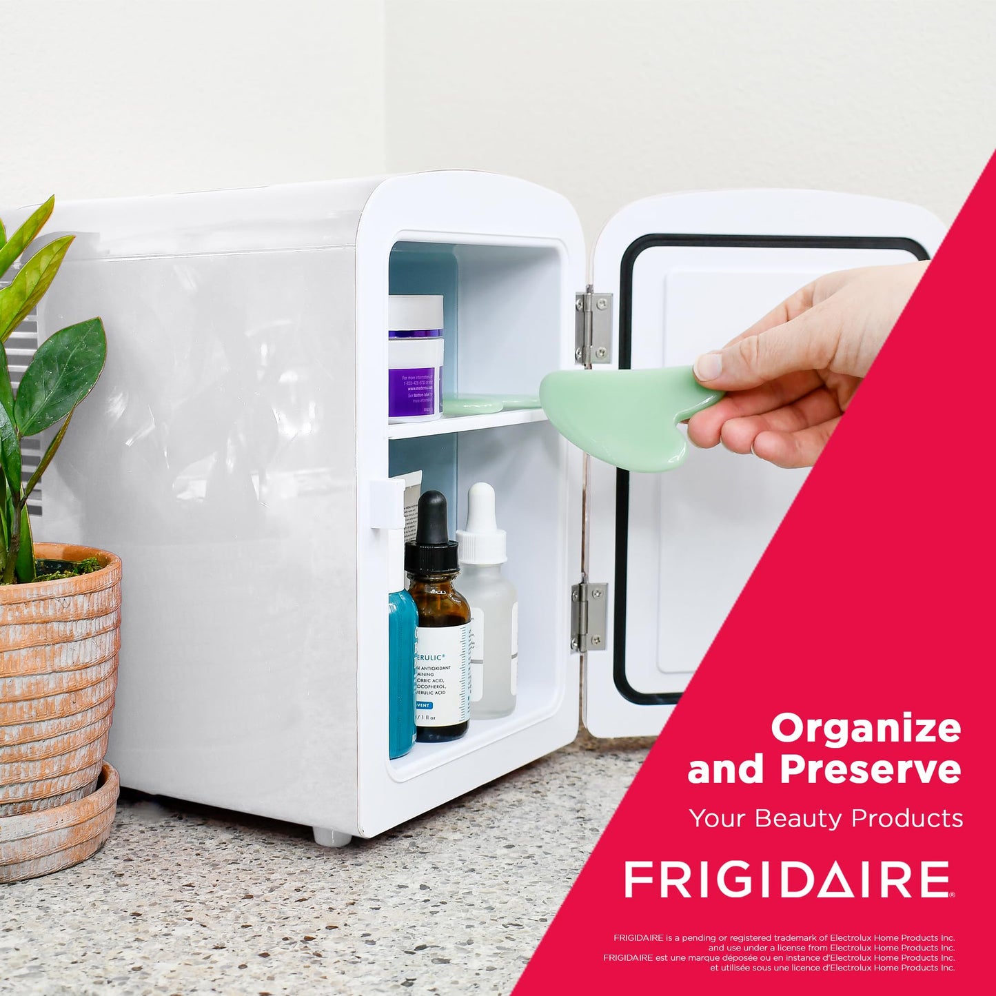Compact White Mini Fridge