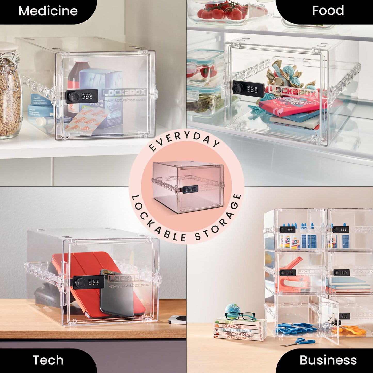 Lockable Storage Box for Food and More