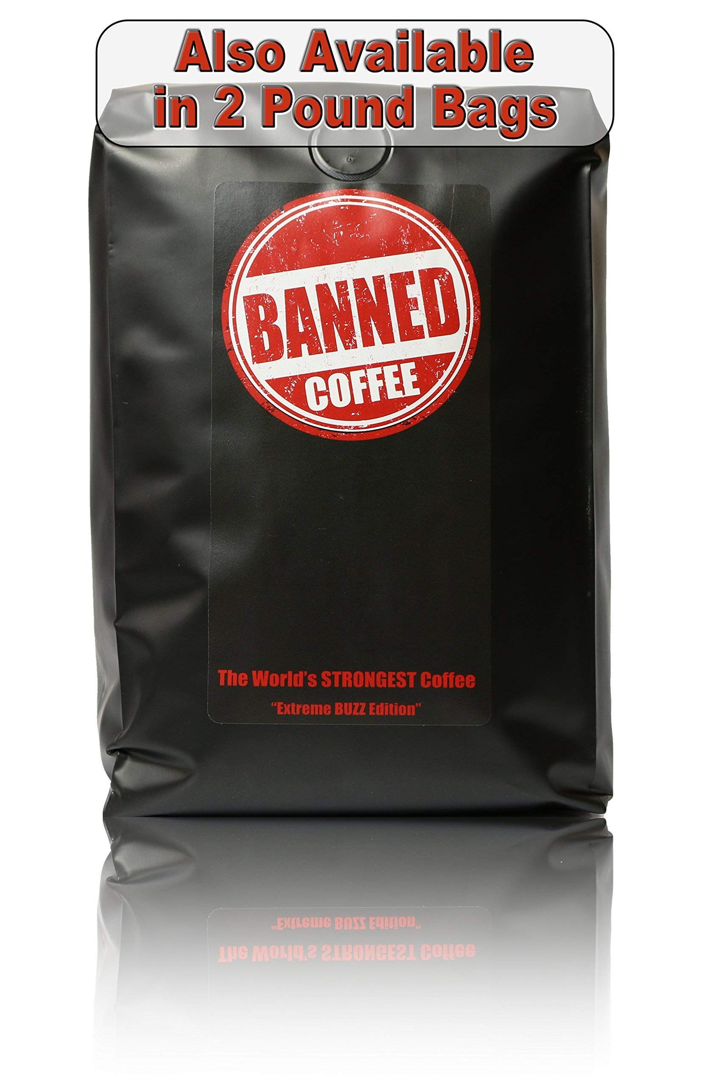 World's Strongest Ground Coffee - High Caffeine Medium Dark Roast