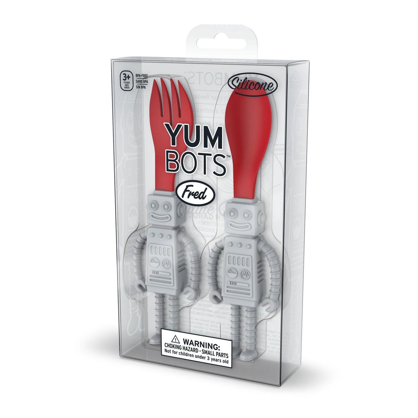 Yumbots Kids' Robots Utensil Set