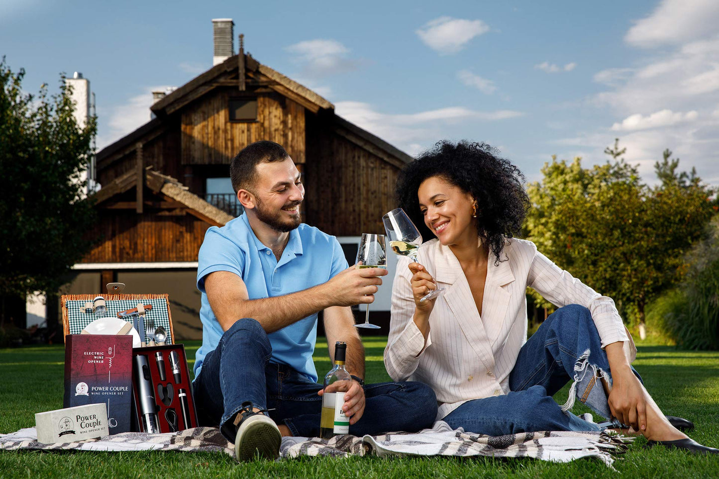 Electric Wine Opener Set with Charger