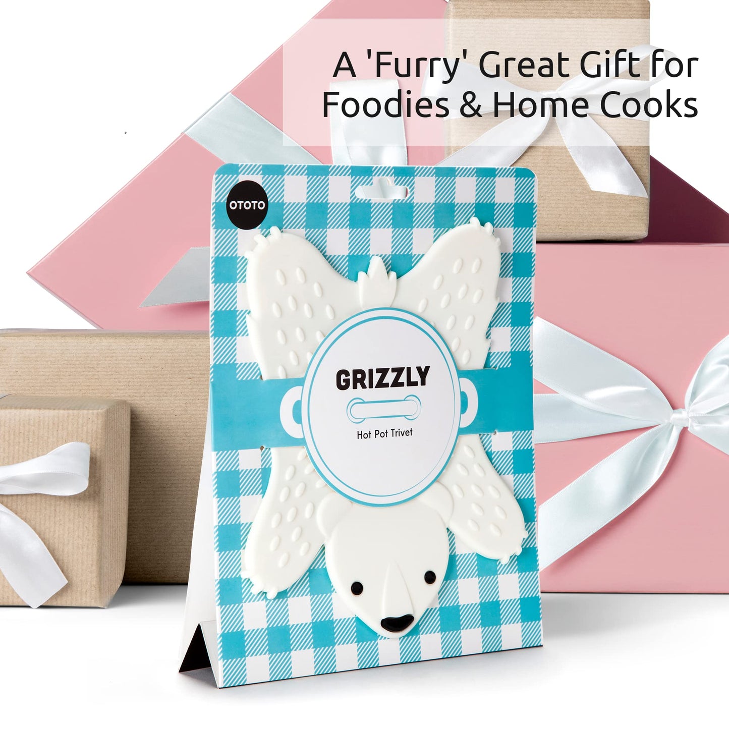 Trivet for Kitchen Counter - Grizzly White