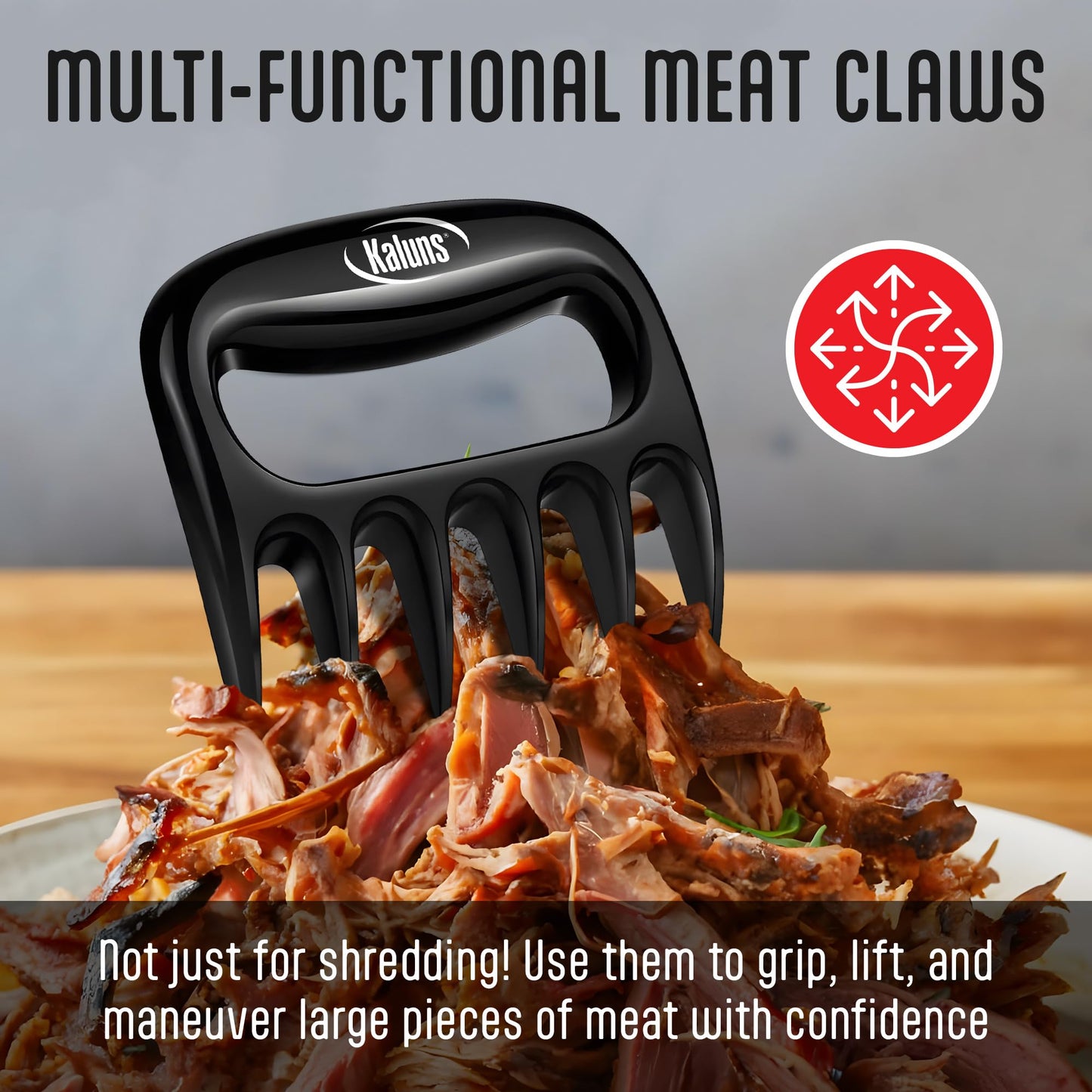 Meat Claws for Shredding - Heat Resistant and Dishwasher Safe