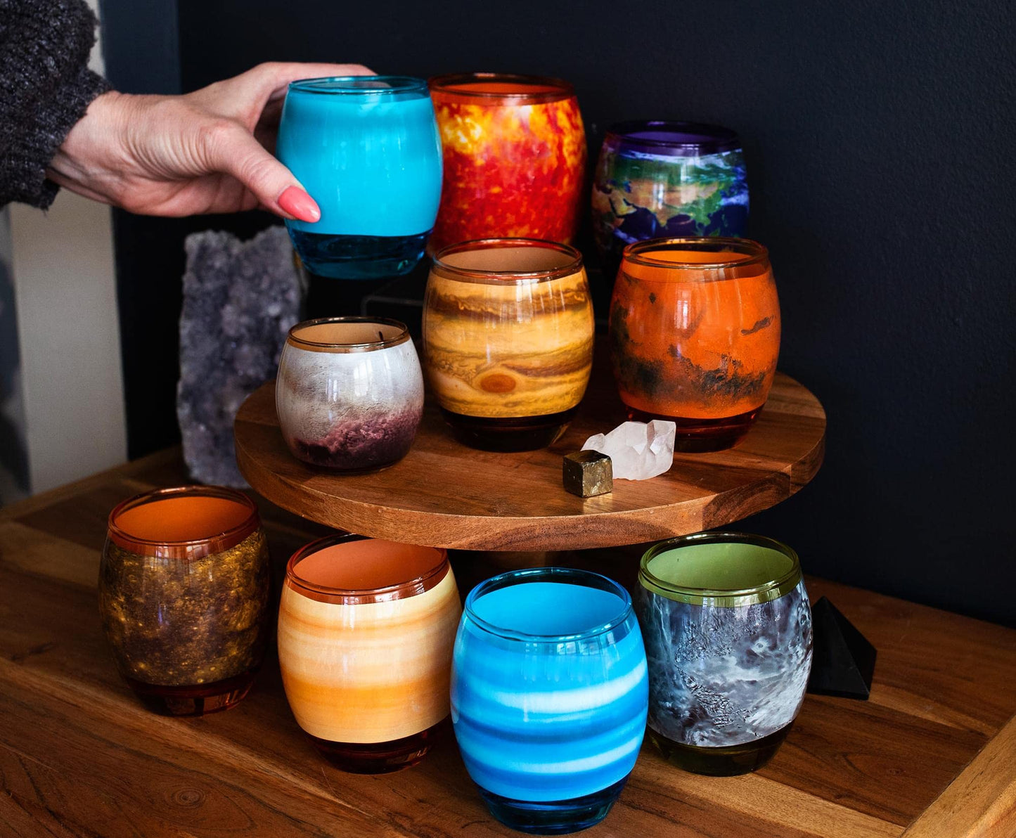 Solar System Planetary Glasses Set