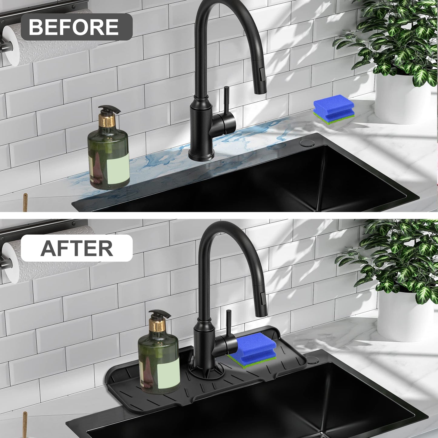 Silicone Faucet Splash Guard