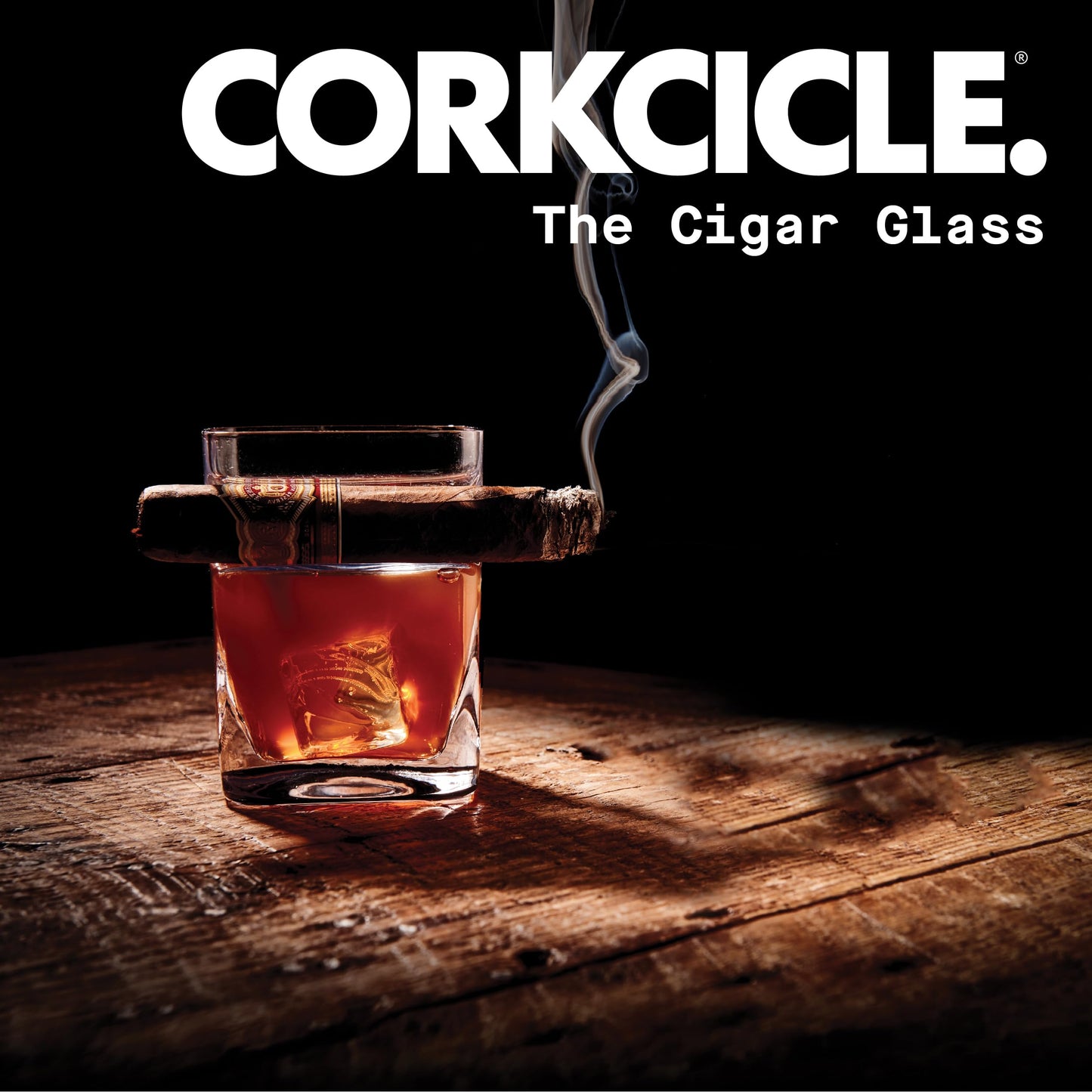 Cigar Holder Glass - 9 oz