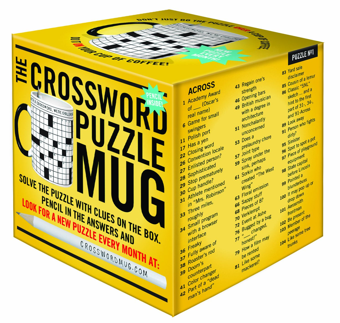 Crossword Puzzle Coffee Mug