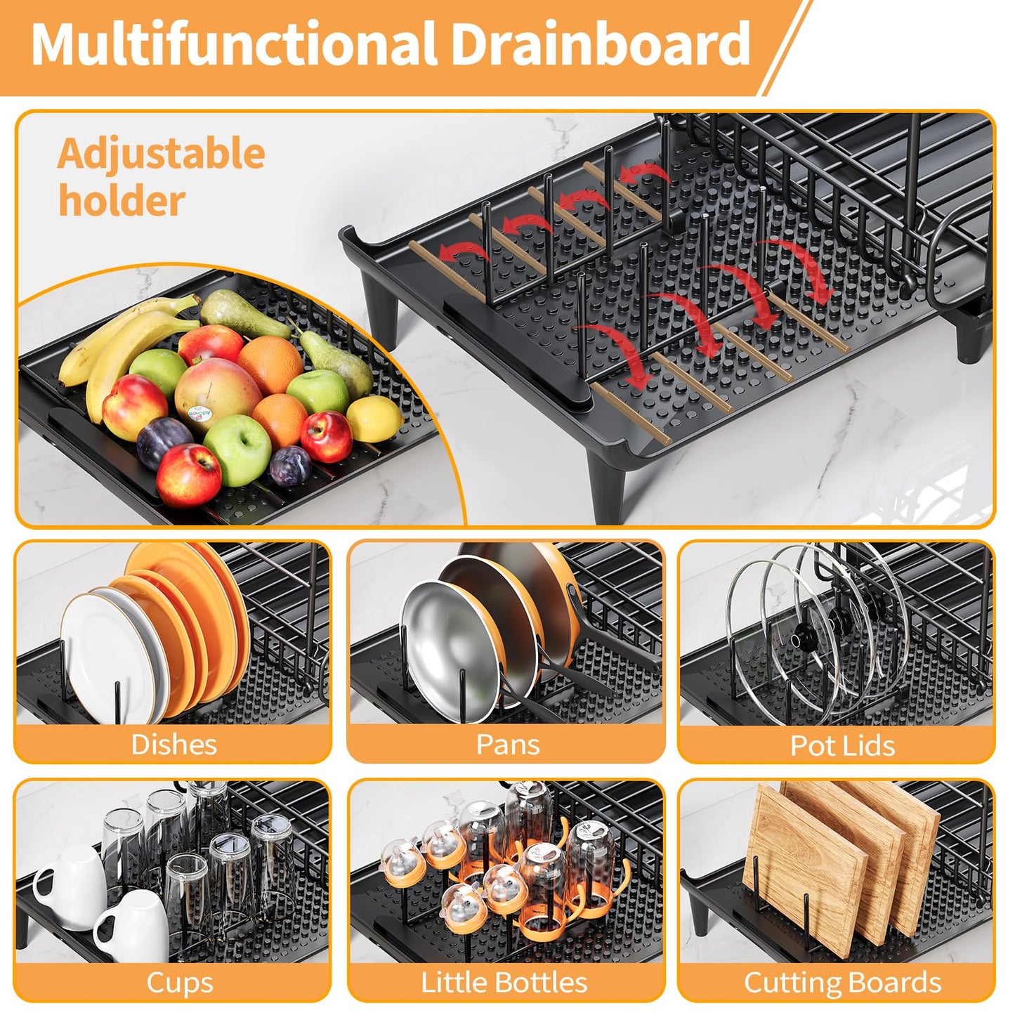 Extendable Dish Drying Rack