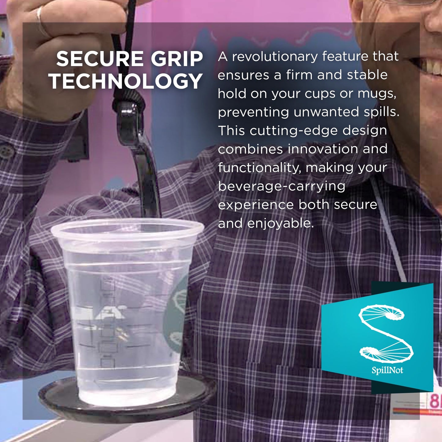 SpillNot - Non-Slip Cup Holder Drink Tray