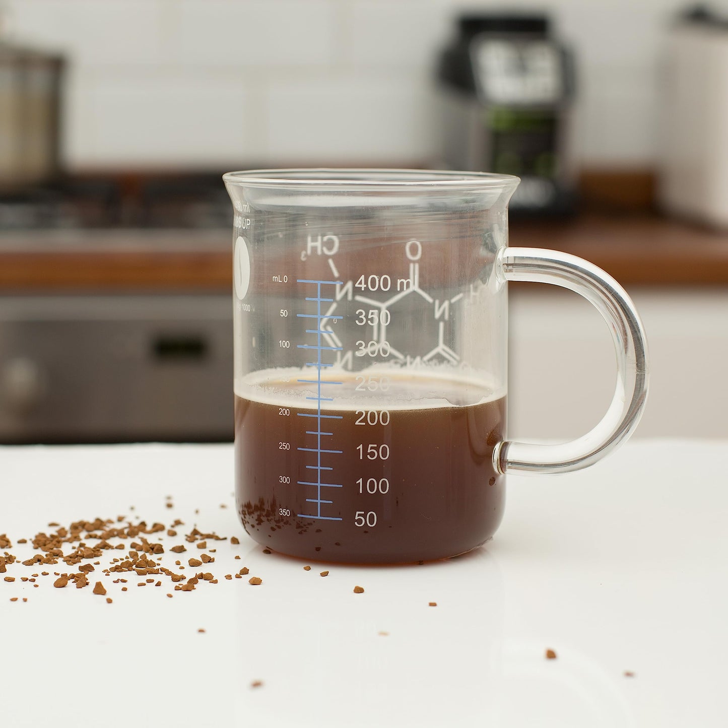 Glass Chemistry Caffeine Mug
