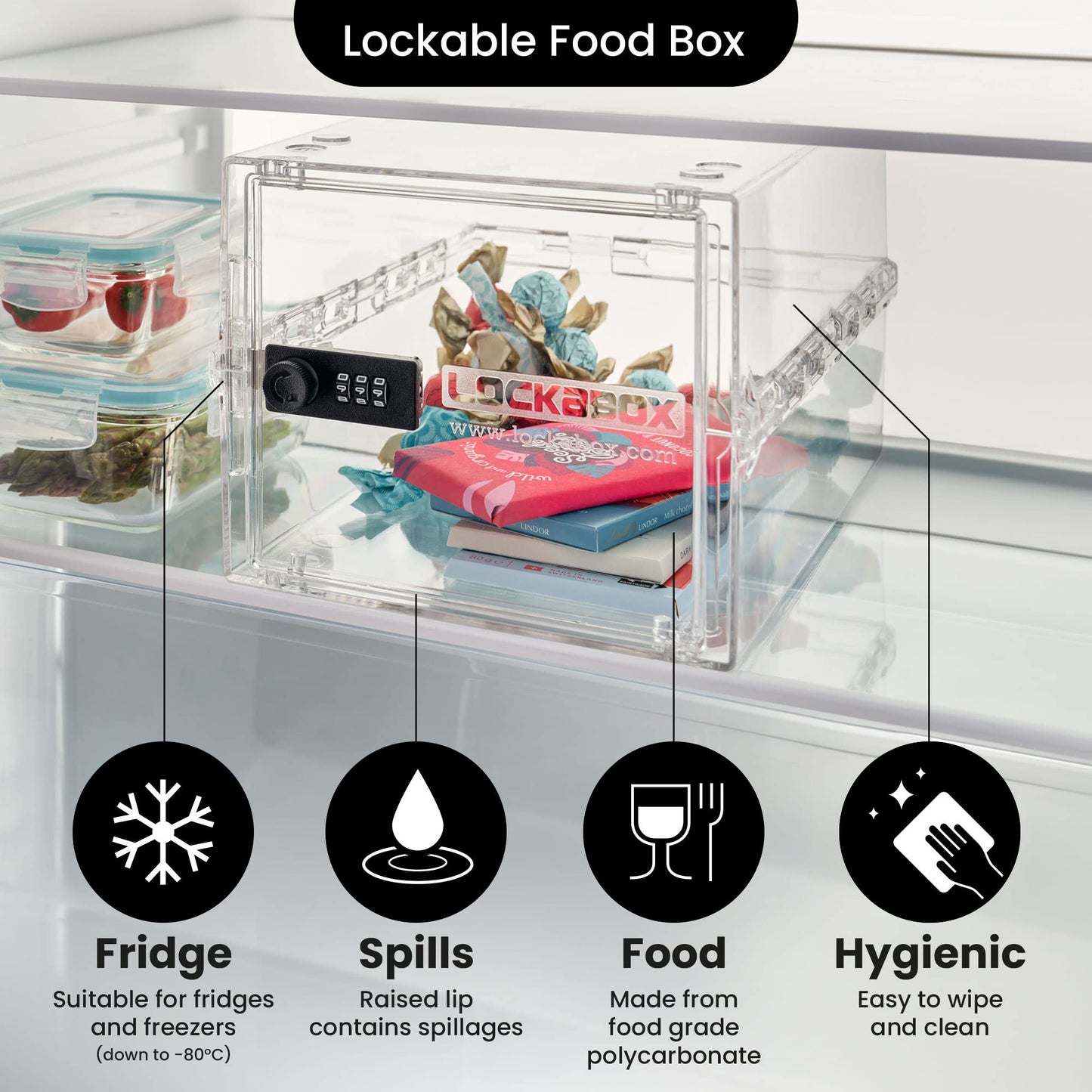 Lockable Storage Box for Food and More