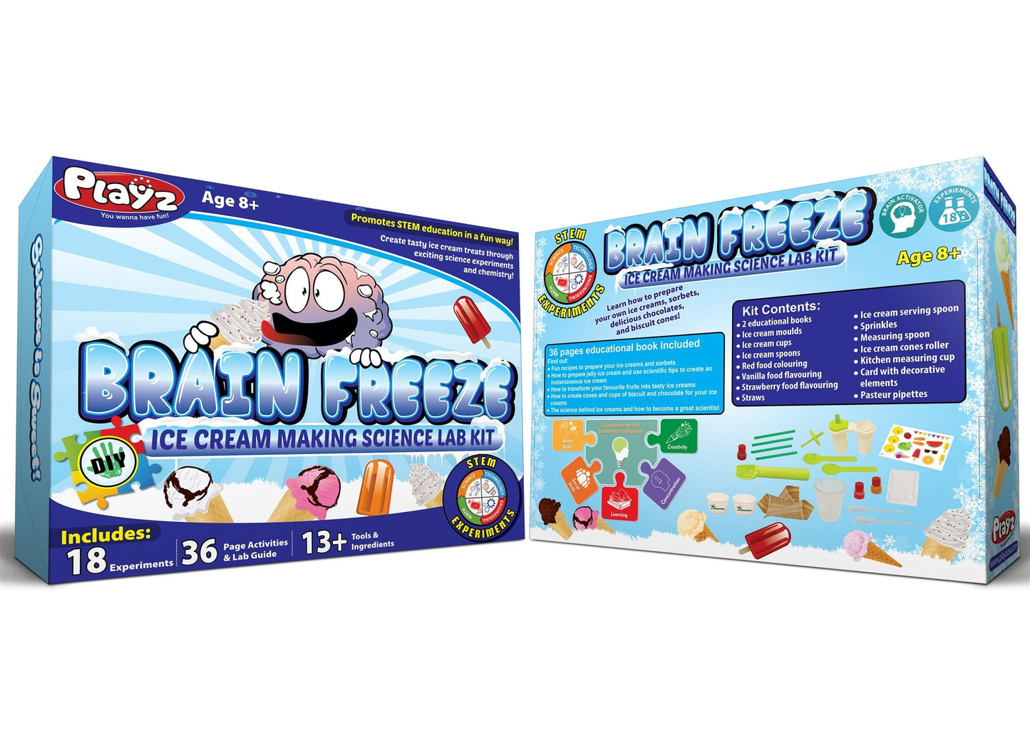 Brain Freeze Ice Cream Making Science Kit
