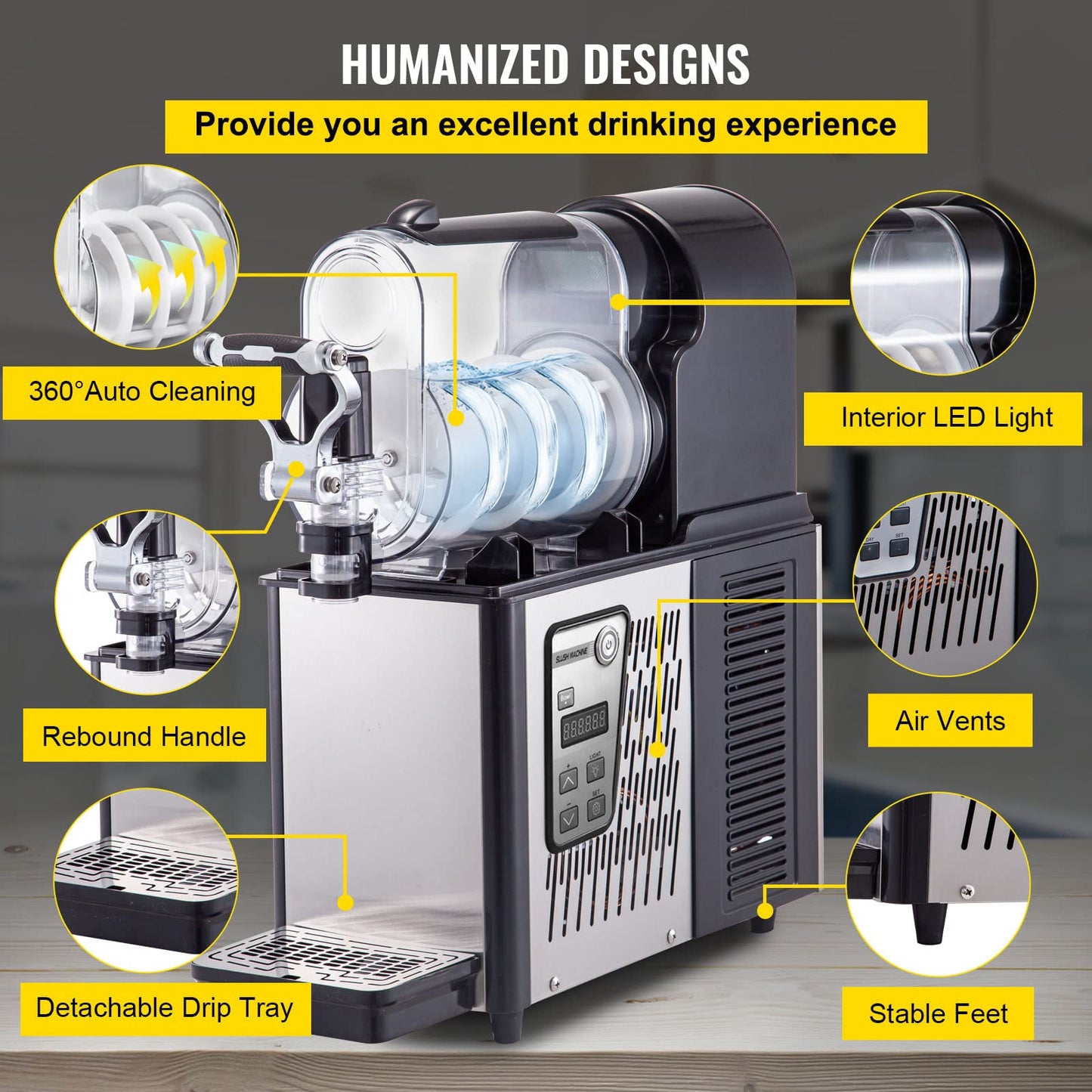 Slushy Machine for Home and Commercial Use
