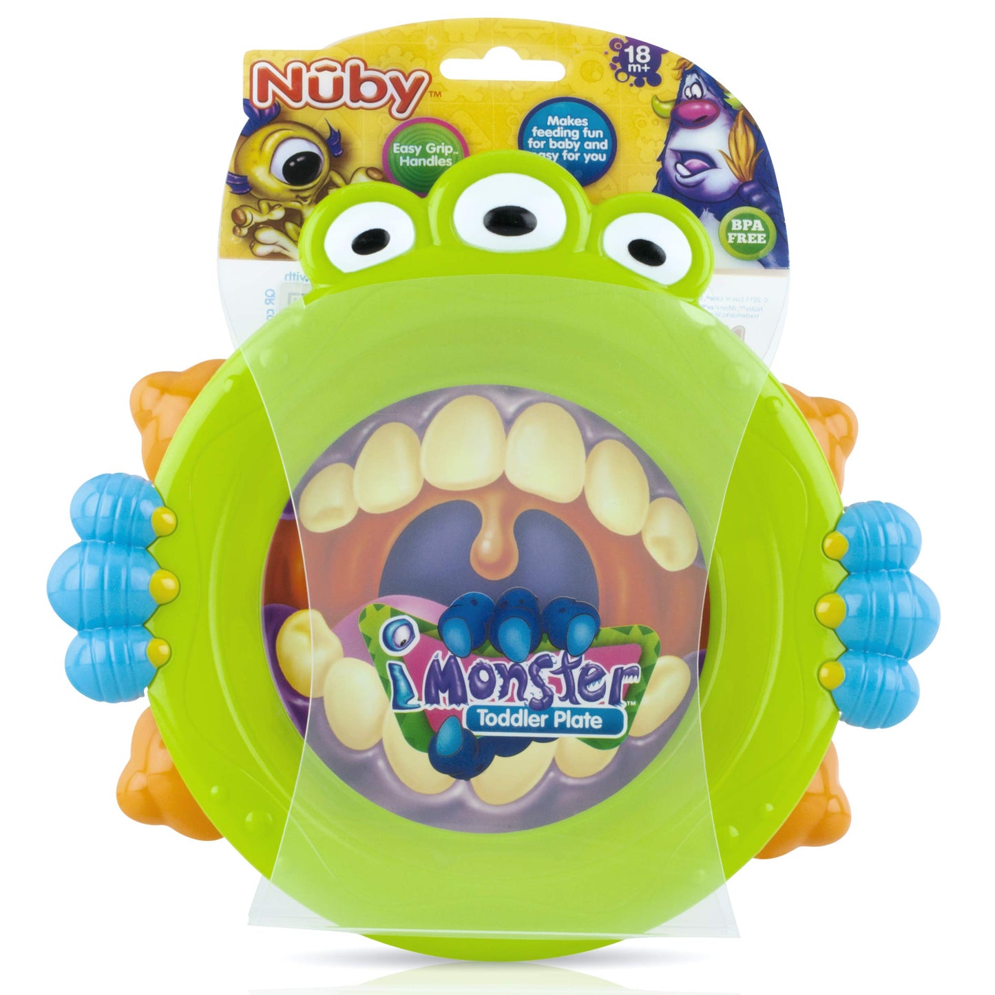 iMonster Non-Skid Toddler Plate