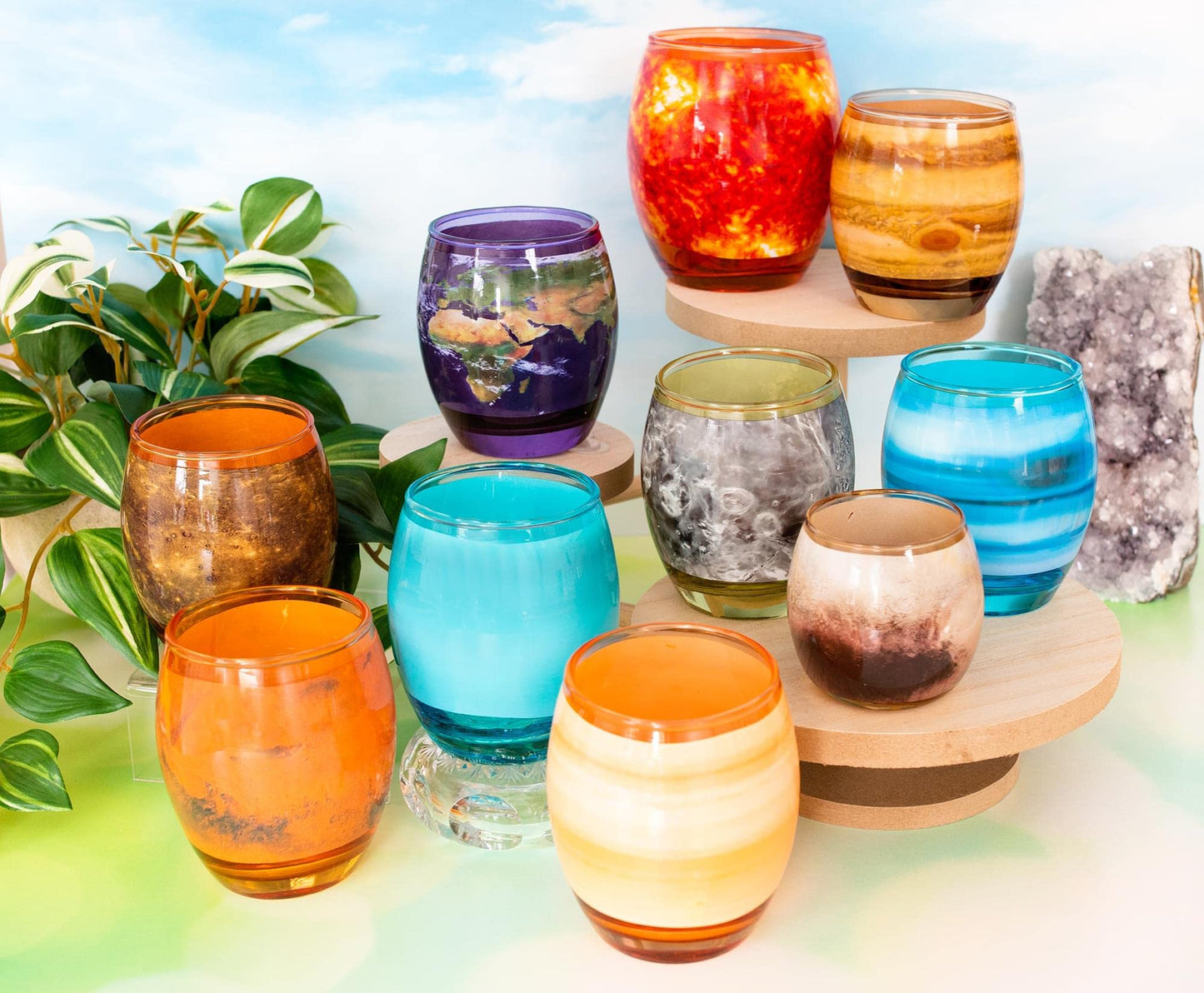 Solar System Planetary Glasses Set