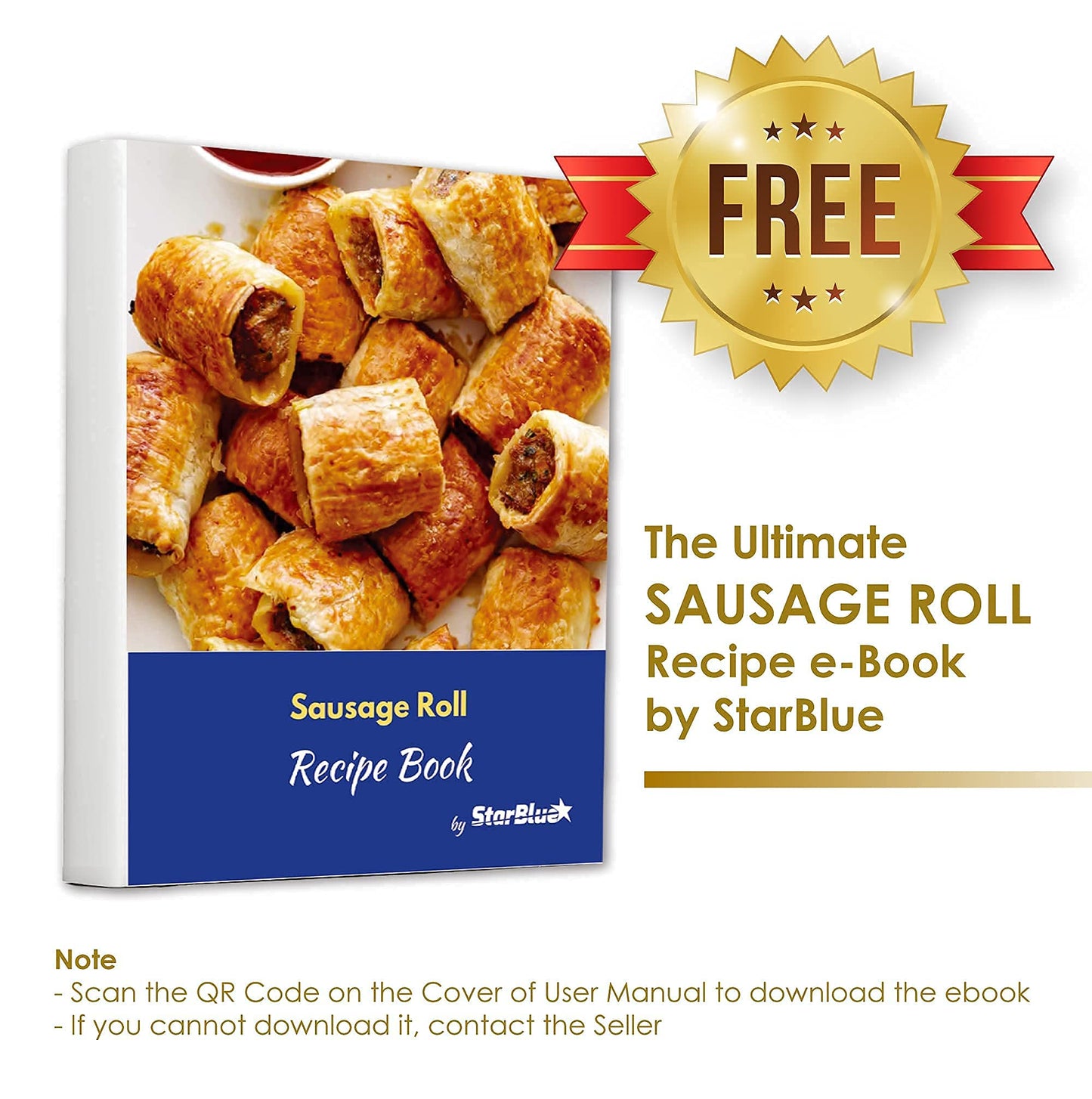 Sausage Roll Maker by StarBlue with Recipe Ebook