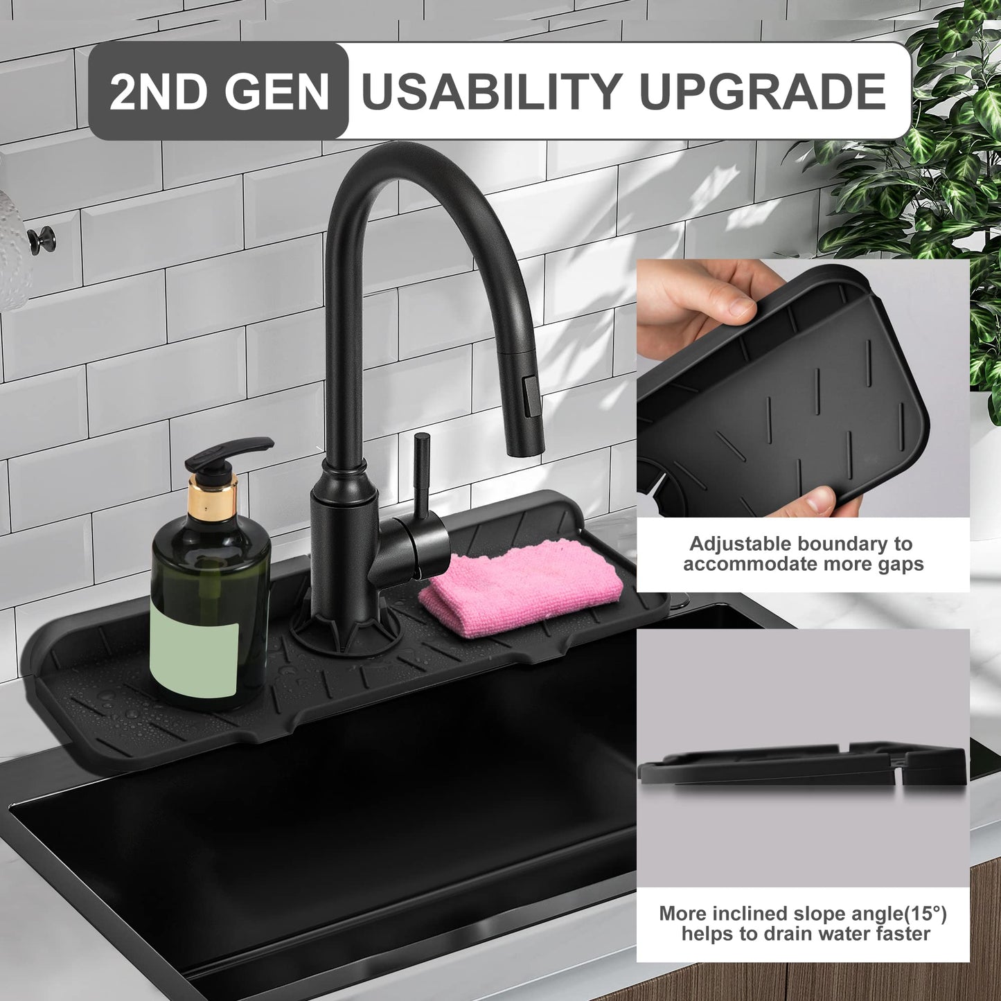 Silicone Faucet Splash Guard