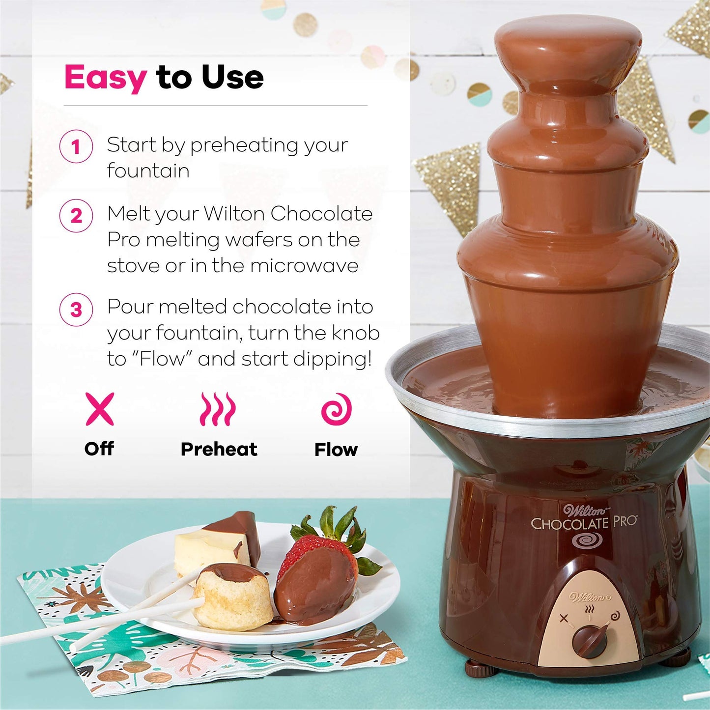 Chocolate Fondue Fountain