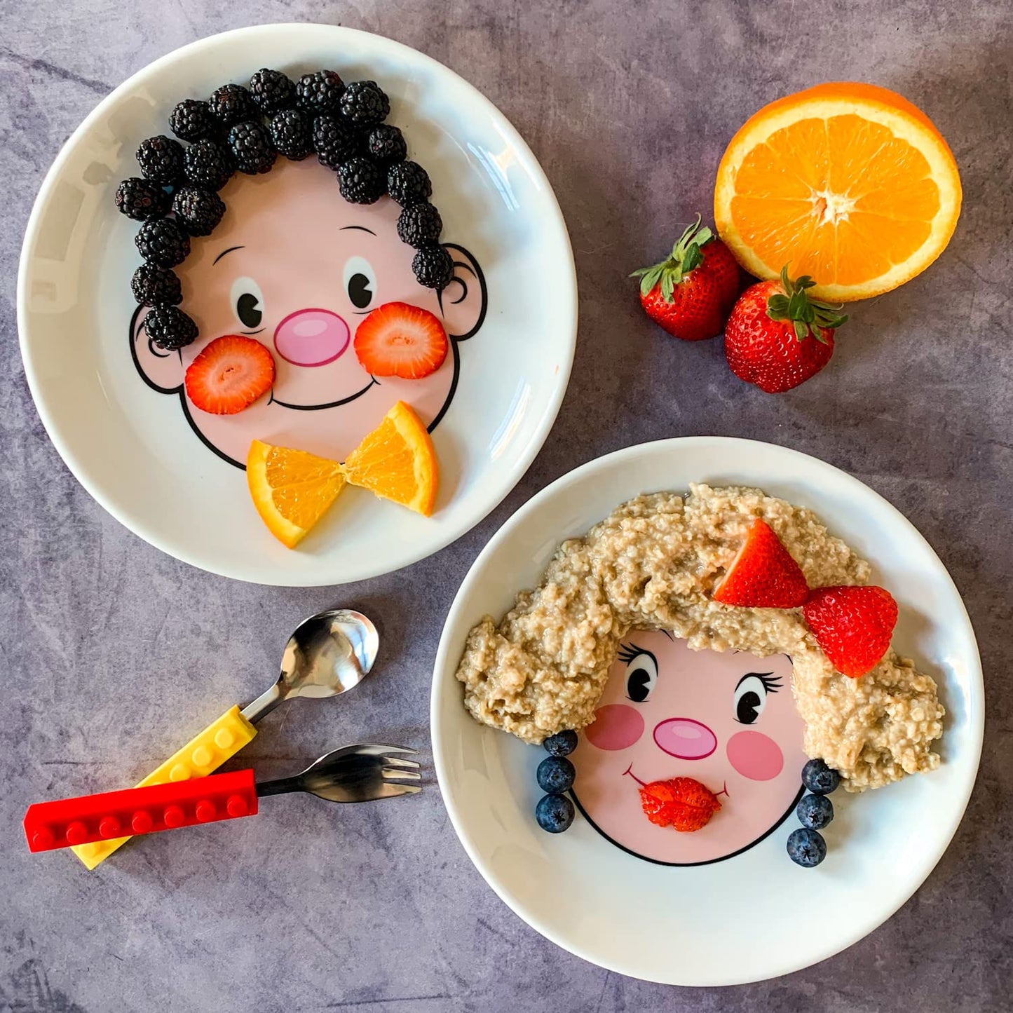 Mr. Food Face Kids' Dinner Plate