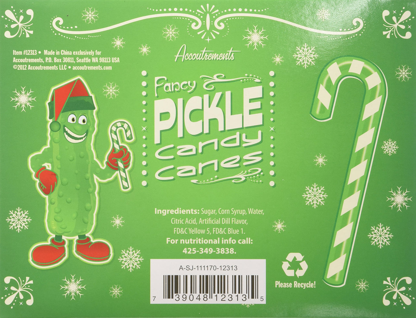Pickle Flavored Candy Canes
