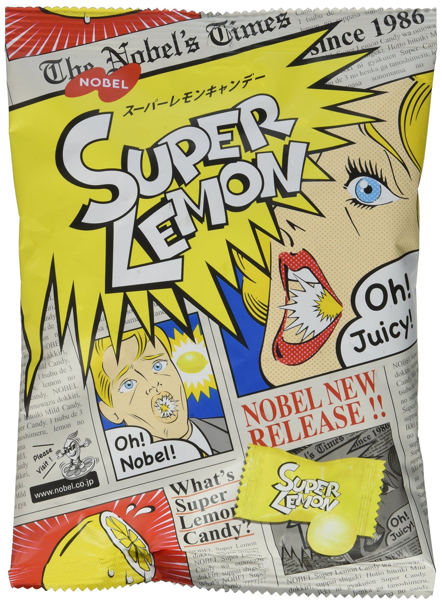 Japanese Extreme Super Sour Lemon Candy