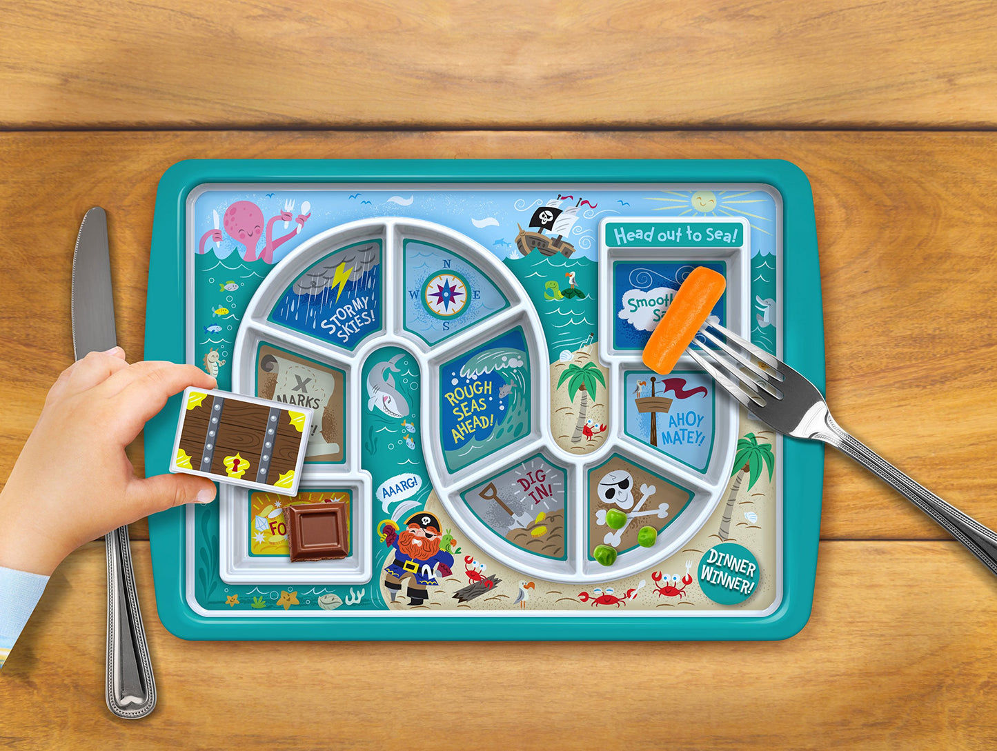 Dinner Winner Pirate Kids' Tray
