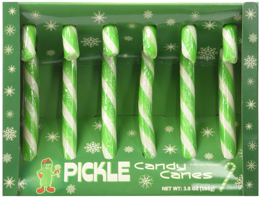 Pickle Flavored Candy Canes