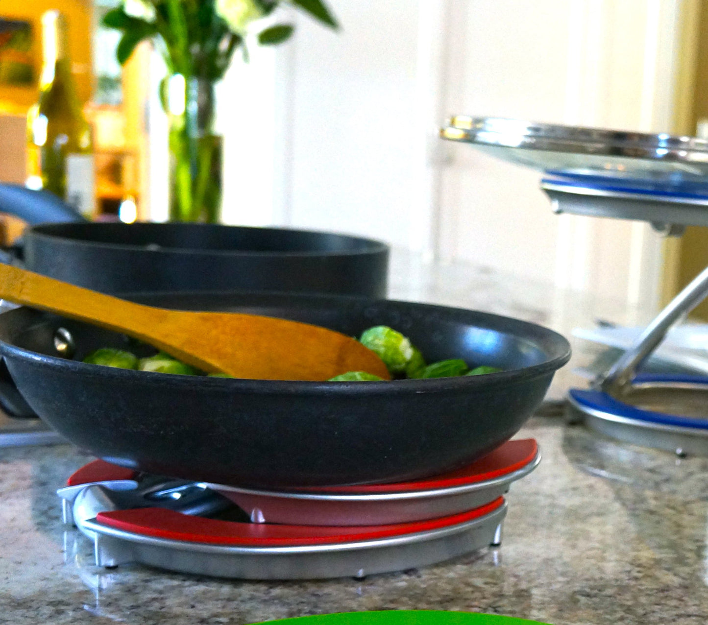 Patented Pan Lid and Pot Holder