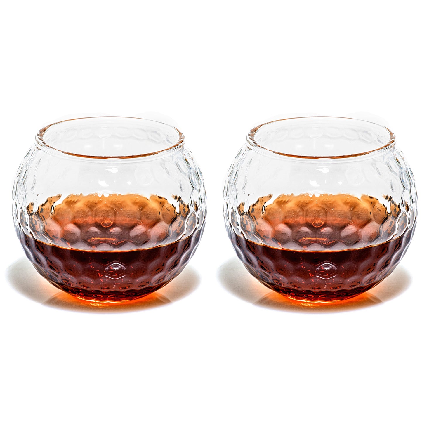 Golf Whiskey Glasses - Set of 2 Rocks Glasses