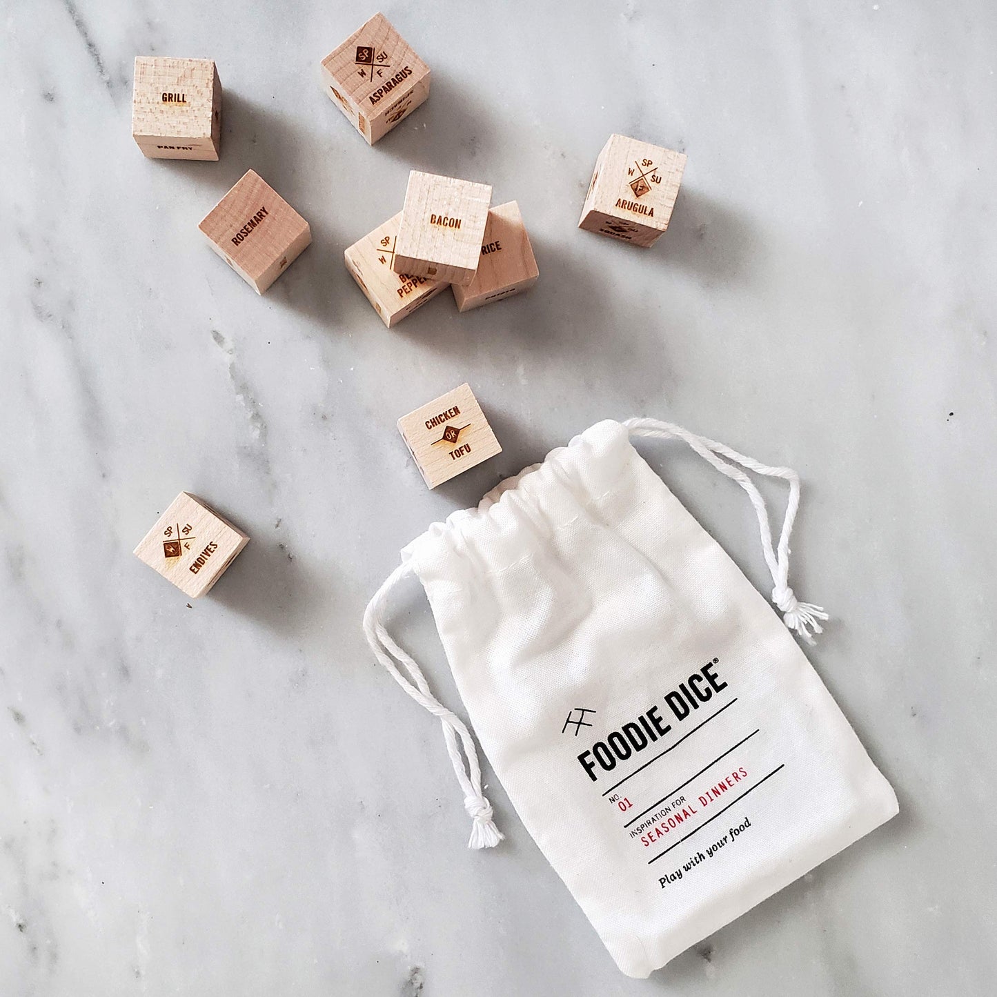Foodie Dice® for Seasonal Dinners