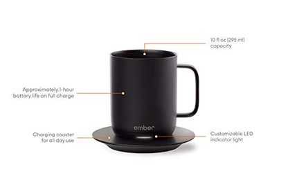 Temperature Control Smart Coffee Mug - 10 oz