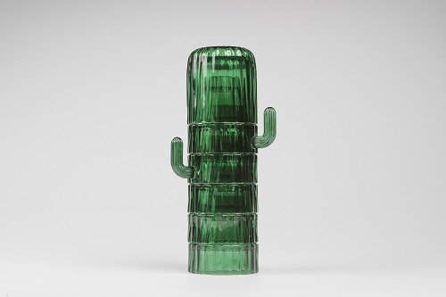 Saguaro Cactus Stacking Glasses - Set of 6