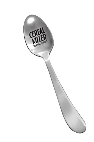 Laser Engraved "Cereal Killer" Spoon