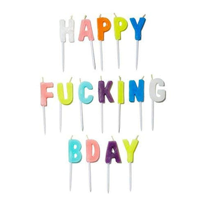 Cake Candles - Happy FuXXXng Birthday