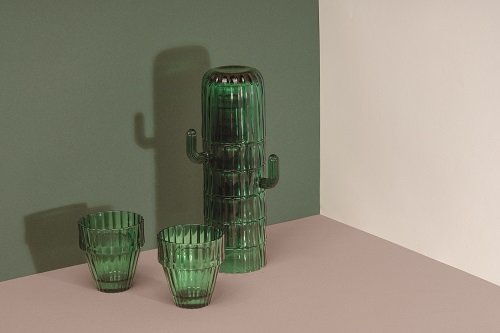 Saguaro Cactus Stacking Glasses - Set of 6