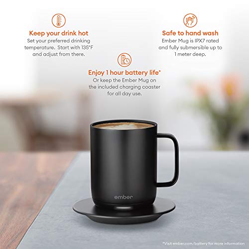 Temperature Control Smart Coffee Mug - 10 oz