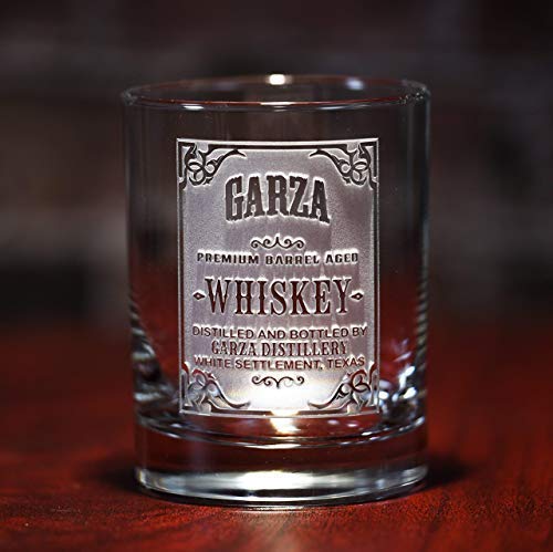 Personalized Whiskey Label Glasses - Set of 2