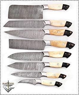 Professional Damascus Steel Kitchen Knives Set