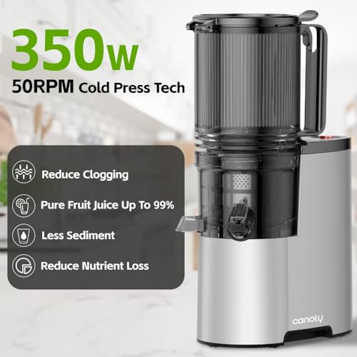 Cold Press Juicer with Extra Large Feed Chute