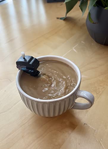 The MugBoat - Wind Up Motor Coffee Mug Mixer