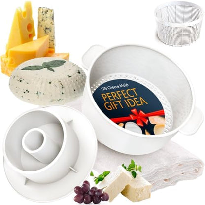 Cheese Mold Kit with Cheesecloth